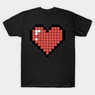 Pixel art heart T-Shirt